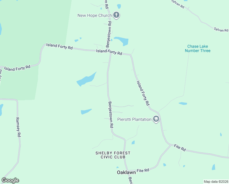 map of restaurants, bars, coffee shops, grocery stores, and more near 6140 Benjestown Road in Memphis