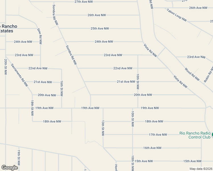 map of restaurants, bars, coffee shops, grocery stores, and more near 1204 21st Avenue Northwest in Rio Rancho