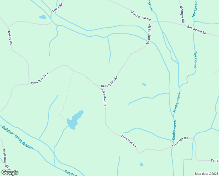 map of restaurants, bars, coffee shops, grocery stores, and more near 5435 Beauty Hill Road in Adamsville
