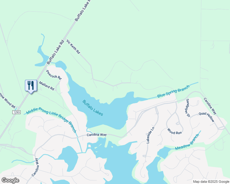 map of restaurants, bars, coffee shops, grocery stores, and more near 37 Cade Ln in Sanford