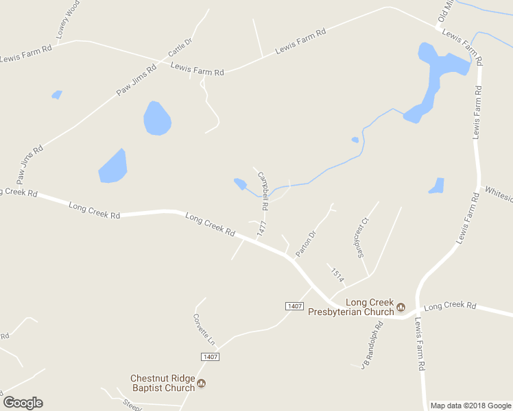 map of restaurants, bars, coffee shops, grocery stores, and more near 121 Campbell Road in Kings Mountain