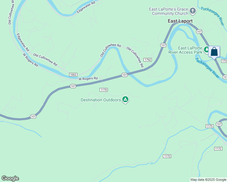 map of restaurants, bars, coffee shops, grocery stores, and more near 7 Summerset Ridge in Cullowhee