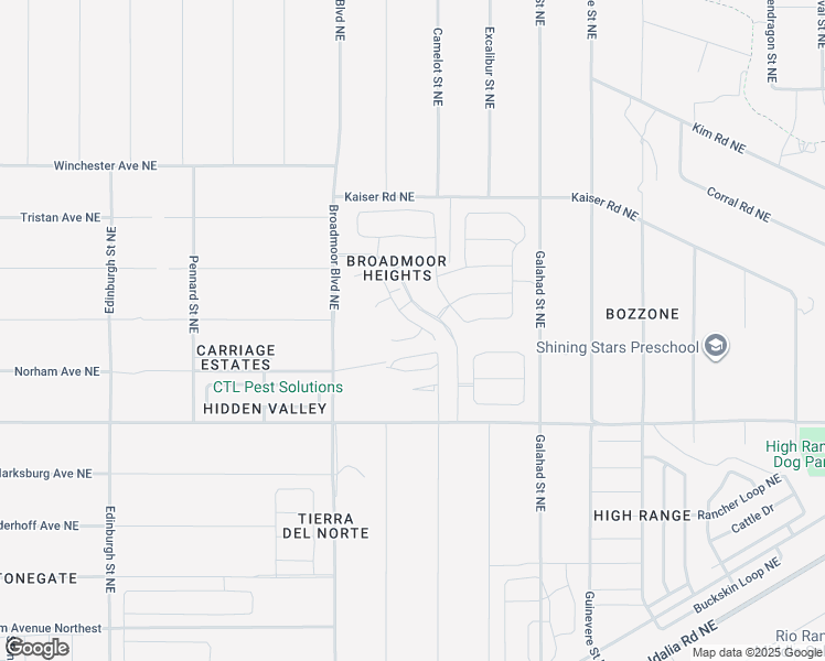 map of restaurants, bars, coffee shops, grocery stores, and more near 2183 Beckham Drive Northeast in Rio Rancho