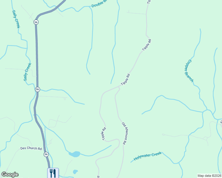 map of restaurants, bars, coffee shops, grocery stores, and more near in Tracy City