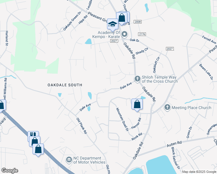 map of restaurants, bars, coffee shops, grocery stores, and more near 1050 Dale Avenue in Charlotte