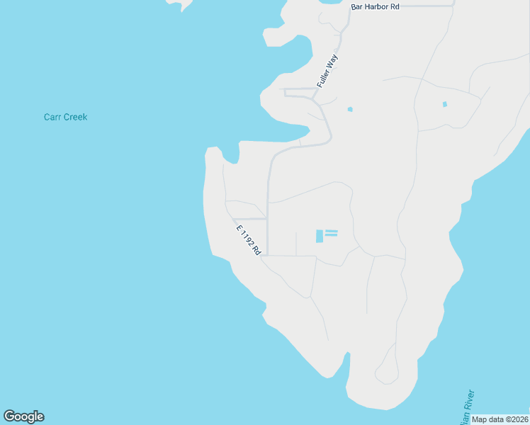 map of restaurants, bars, coffee shops, grocery stores, and more near 409264 E 1192 Rd in Eufaula