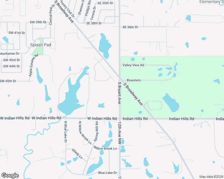 map of restaurants, bars, coffee shops, grocery stores, and more near 4801 South Bryant Avenue in Moore
