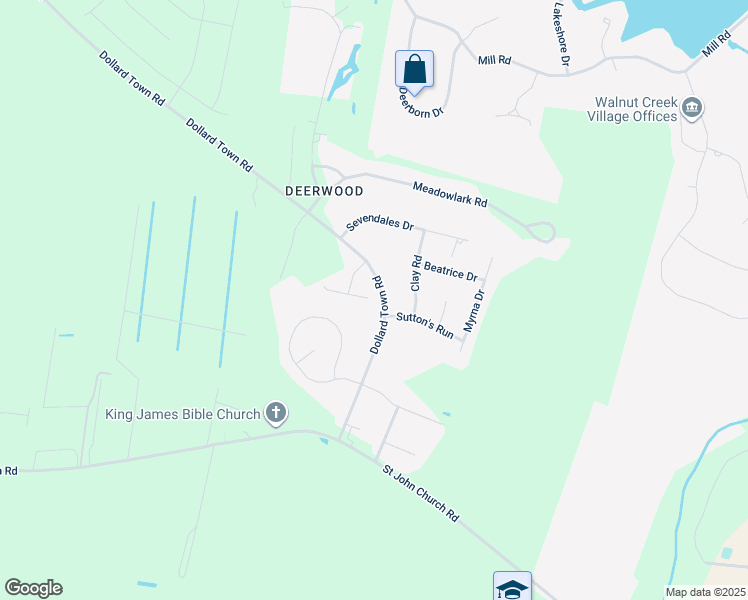 map of restaurants, bars, coffee shops, grocery stores, and more near 107 East Stargrass Circle in Goldsboro