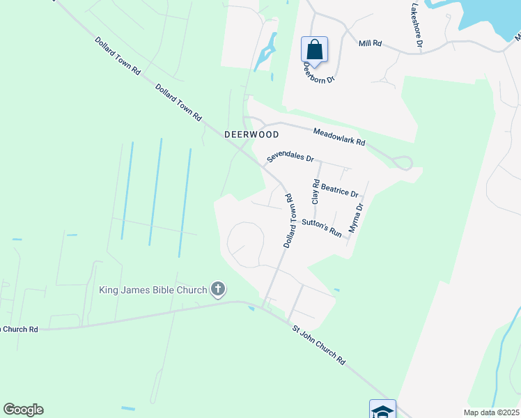 map of restaurants, bars, coffee shops, grocery stores, and more near 102 Stargrass Circle in Goldsboro