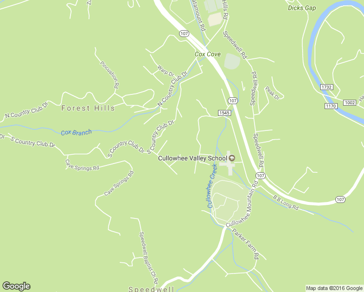 map of restaurants, bars, coffee shops, grocery stores, and more near 145 Travis Road in Cullowhee