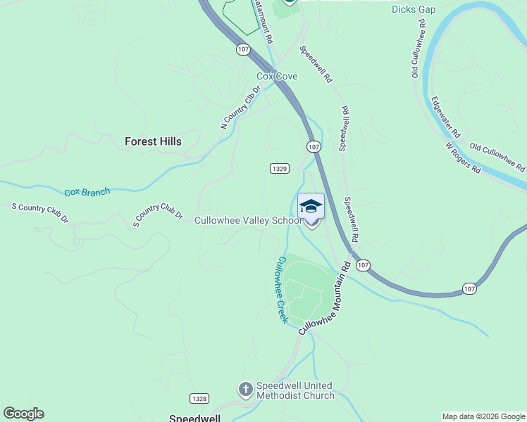 map of restaurants, bars, coffee shops, grocery stores, and more near 354 Lyle Wilson Road in Cullowhee