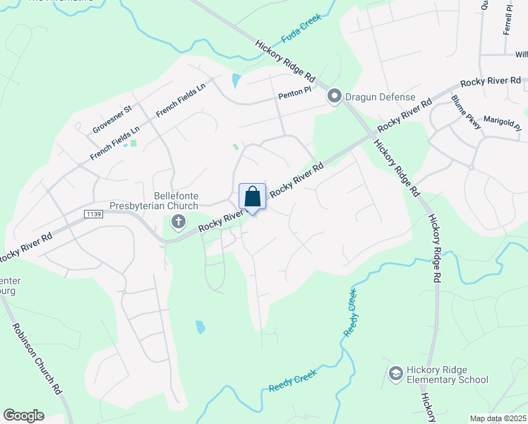 map of restaurants, bars, coffee shops, grocery stores, and more near 3504 Rocky Ridge Lane in Harrisburg