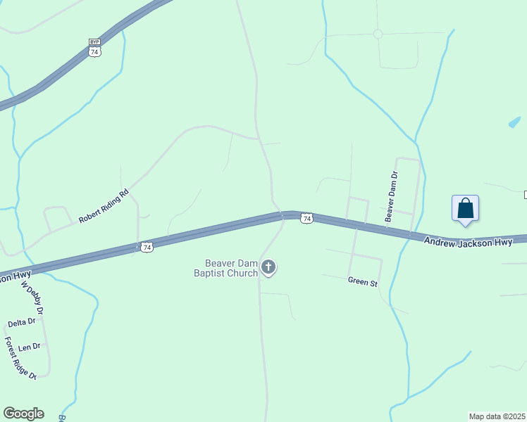 map of restaurants, bars, coffee shops, grocery stores, and more near 3604 West Dixon Boulevard in Shelby