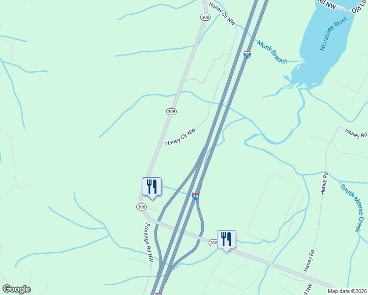 map of restaurants, bars, coffee shops, grocery stores, and more near 140 Haney Circle Northwest in Charleston