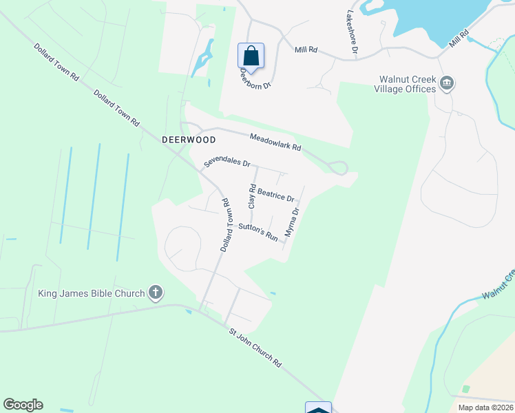 map of restaurants, bars, coffee shops, grocery stores, and more near 205 Clay Road in Goldsboro