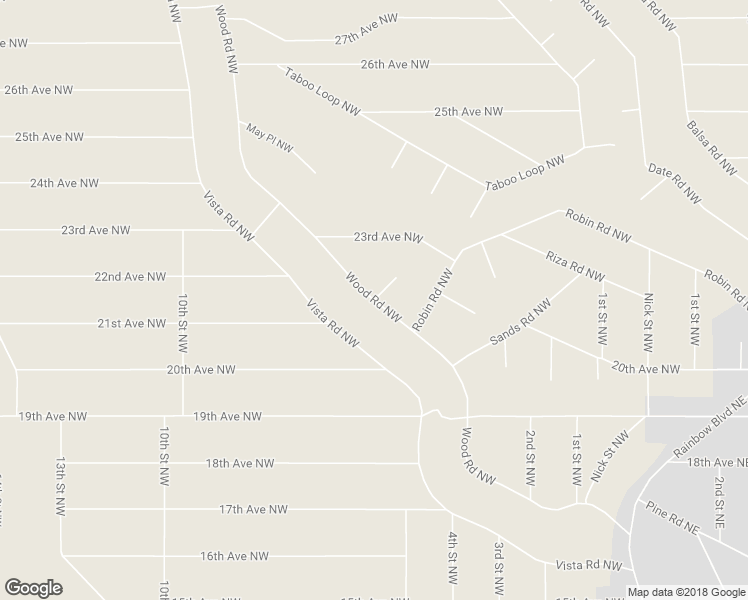 map of restaurants, bars, coffee shops, grocery stores, and more near Wood Road Northwest in Rio Rancho