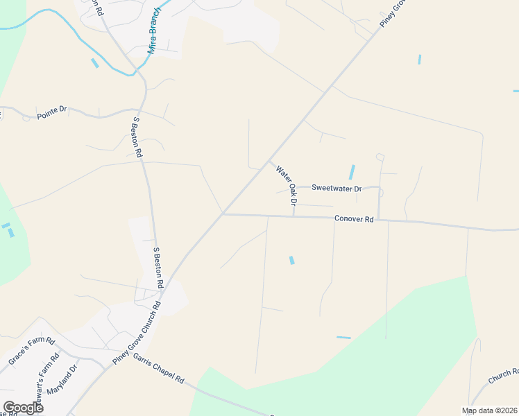 map of restaurants, bars, coffee shops, grocery stores, and more near 165 Conover Road in La Grange