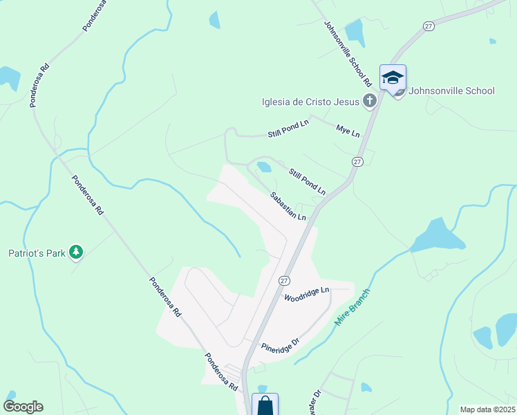 map of restaurants, bars, coffee shops, grocery stores, and more near 162 Sunridge Drive in Cameron
