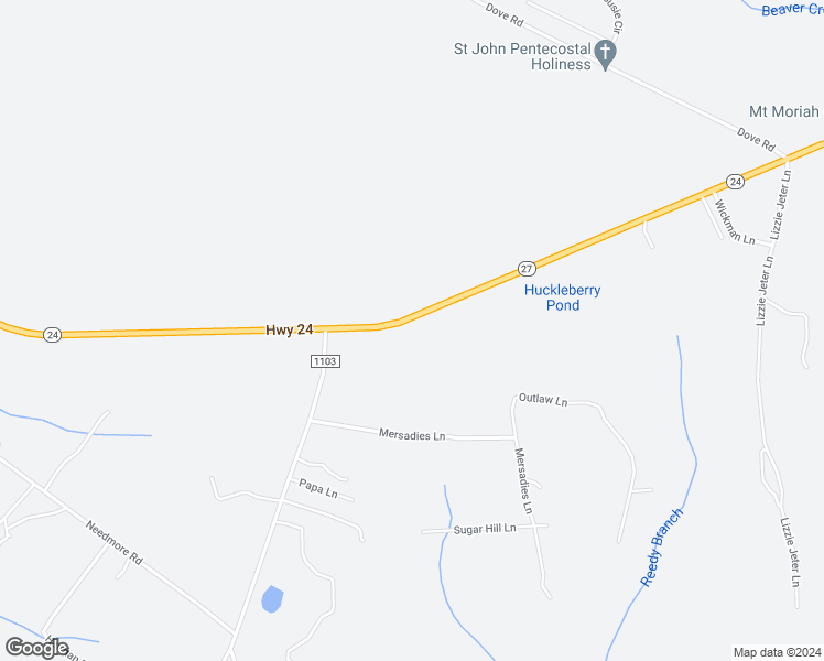 map of restaurants, bars, coffee shops, grocery stores, and more near 27 Highway 24 in Cameron