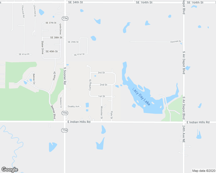 map of restaurants, bars, coffee shops, grocery stores, and more near 1660 2nd Street in Norman