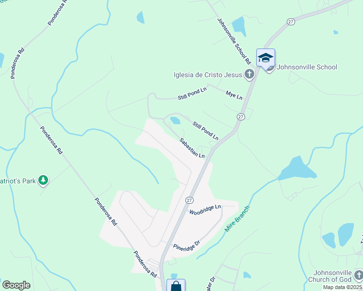 map of restaurants, bars, coffee shops, grocery stores, and more near 145 Sabastian Lane in Cameron