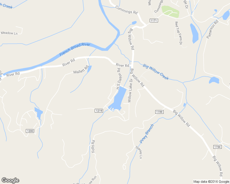 map of restaurants, bars, coffee shops, grocery stores, and more near 91 Willow Way in Hendersonville