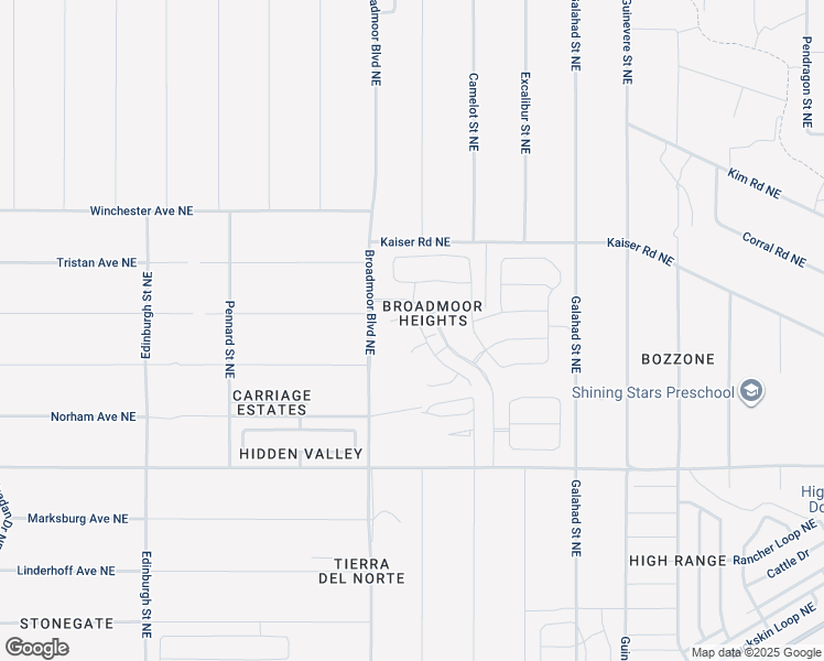 map of restaurants, bars, coffee shops, grocery stores, and more near 2275 Beckham Drive Northeast in Rio Rancho