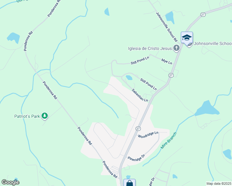 map of restaurants, bars, coffee shops, grocery stores, and more near 245 Sunridge Drive in Cameron
