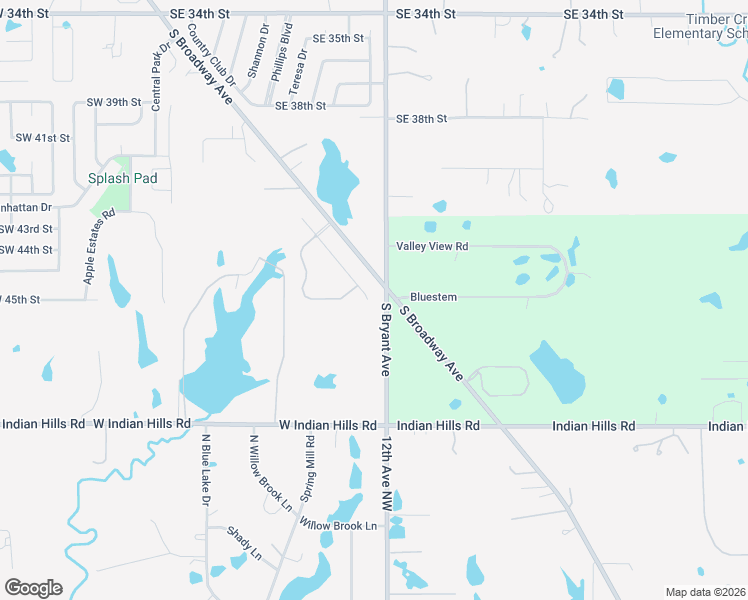 map of restaurants, bars, coffee shops, grocery stores, and more near 4801 South Bryant Avenue in Moore