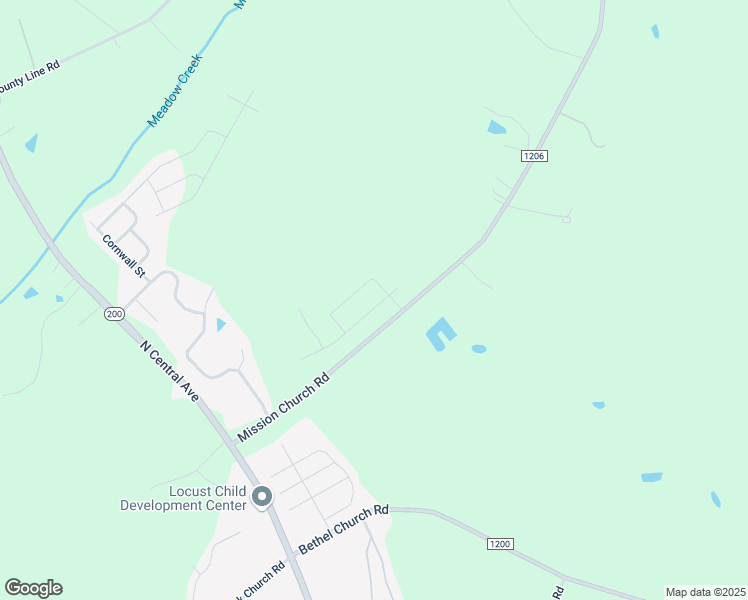map of restaurants, bars, coffee shops, grocery stores, and more near 531 Comfort Way in Locust