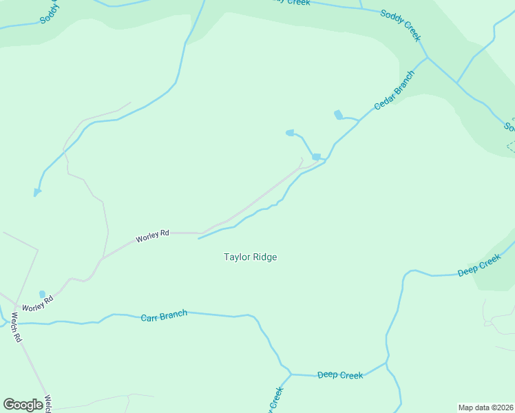 map of restaurants, bars, coffee shops, grocery stores, and more near 11016 Worley Road in Soddy-Daisy
