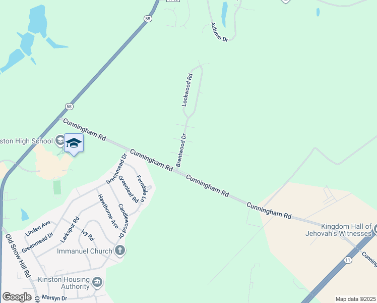 map of restaurants, bars, coffee shops, grocery stores, and more near 902 Carraway Drive in Kinston