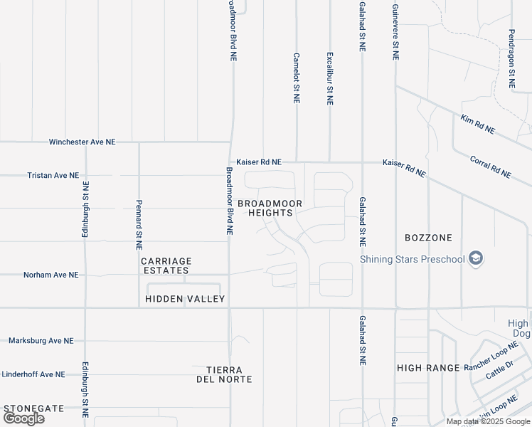 map of restaurants, bars, coffee shops, grocery stores, and more near 2275 Beckham Drive Northeast in Rio Rancho