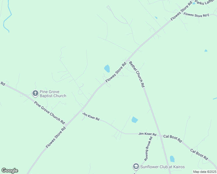 map of restaurants, bars, coffee shops, grocery stores, and more near 8763 Flowes Store Road in Concord