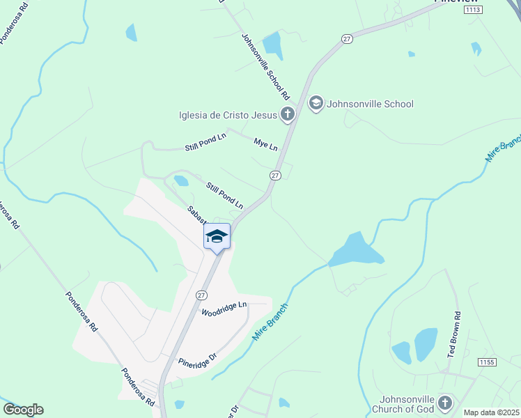 map of restaurants, bars, coffee shops, grocery stores, and more near 18845 North Carolina 27 in Cameron