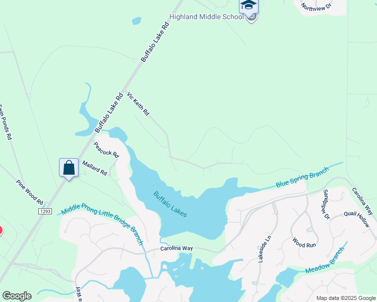 map of restaurants, bars, coffee shops, grocery stores, and more near Joe Carson Road in Harnett County
