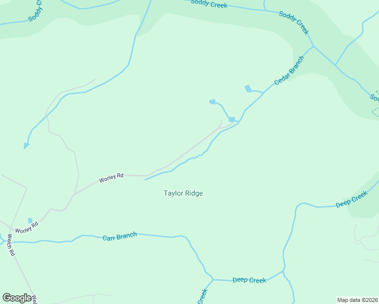 map of restaurants, bars, coffee shops, grocery stores, and more near 11016 Worley Road in Soddy-Daisy