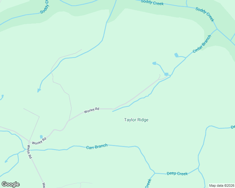 map of restaurants, bars, coffee shops, grocery stores, and more near 11007 Worley Road in Soddy-Daisy