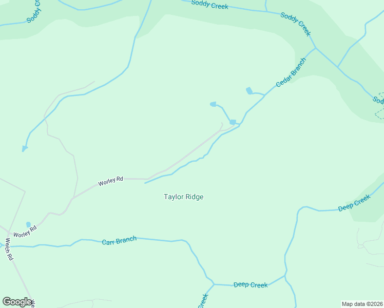 map of restaurants, bars, coffee shops, grocery stores, and more near 11016 Worley Road in Soddy-Daisy