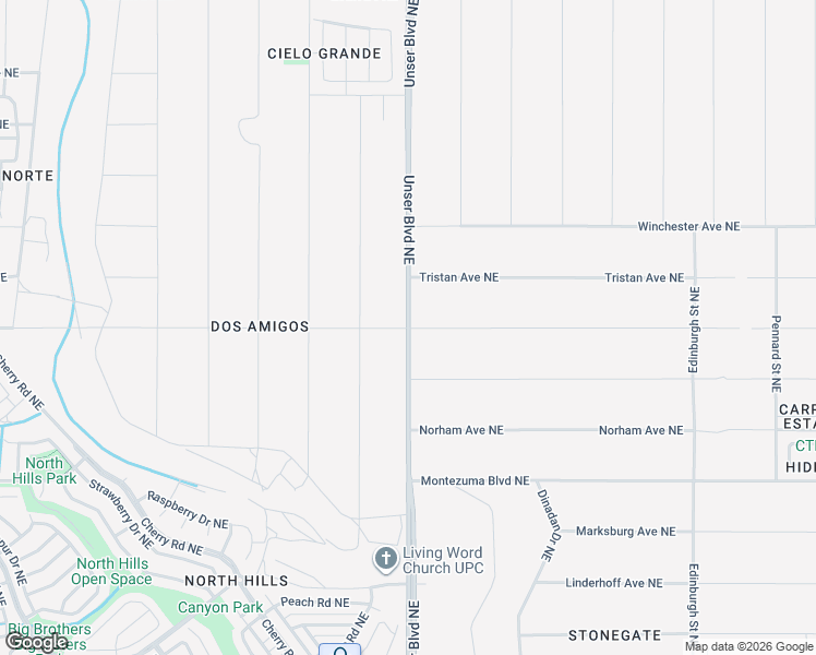 map of restaurants, bars, coffee shops, grocery stores, and more near Pembrooke Avenue Northeast in Rio Rancho