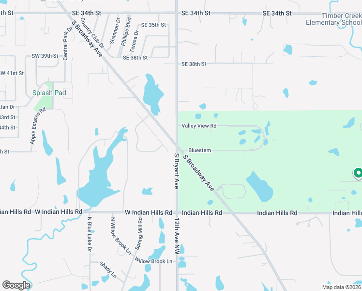 map of restaurants, bars, coffee shops, grocery stores, and more near 1161 Bluestem in Norman