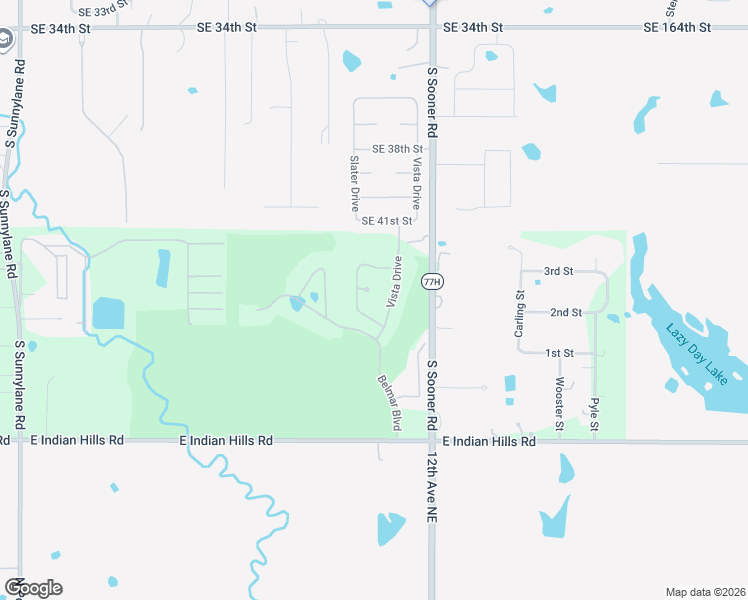 map of restaurants, bars, coffee shops, grocery stores, and more near 4208 Presley Place in Norman