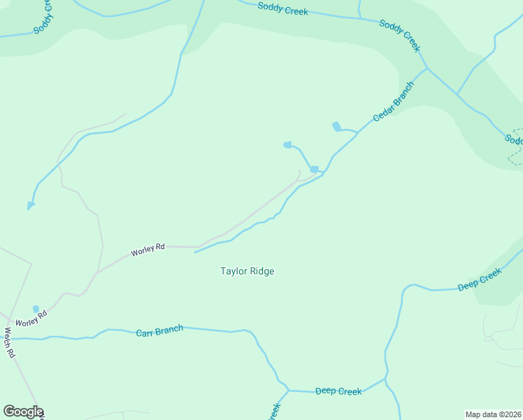 map of restaurants, bars, coffee shops, grocery stores, and more near 11024 Worley Road in Soddy-Daisy