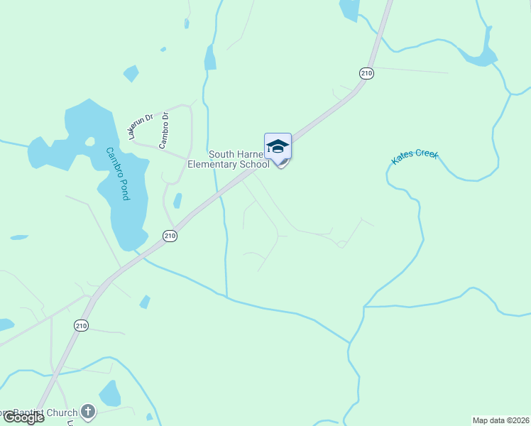 map of restaurants, bars, coffee shops, grocery stores, and more near 141 Tactical Drive in Bunnlevel