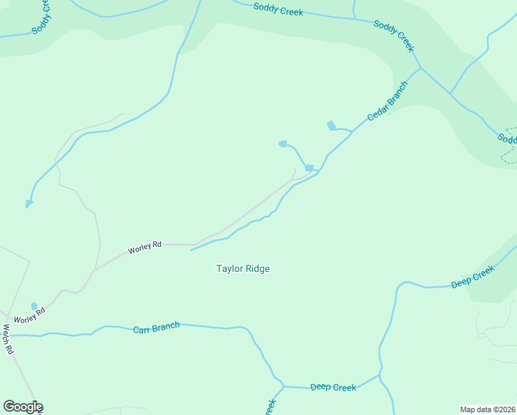 map of restaurants, bars, coffee shops, grocery stores, and more near 11024 Worley Road in Soddy-Daisy