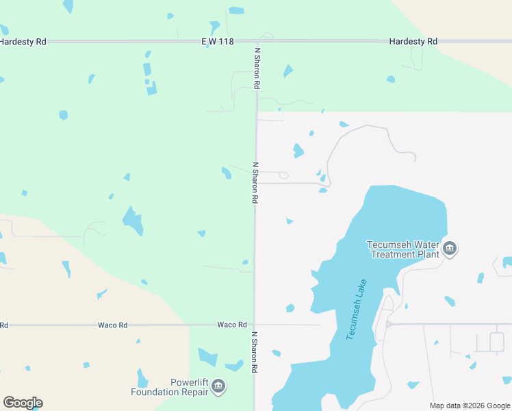 map of restaurants, bars, coffee shops, grocery stores, and more near 18502 North Sharon Road in Shawnee