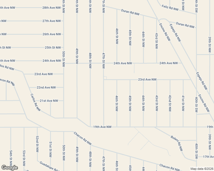 map of restaurants, bars, coffee shops, grocery stores, and more near 23rd Avenue Northwest in Rio Rancho