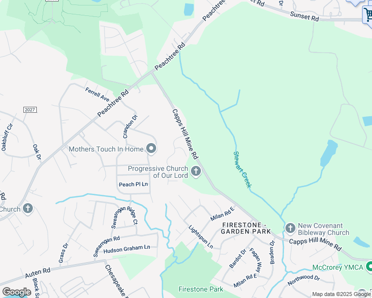 map of restaurants, bars, coffee shops, grocery stores, and more near 511 Cub Creek Lane in Charlotte