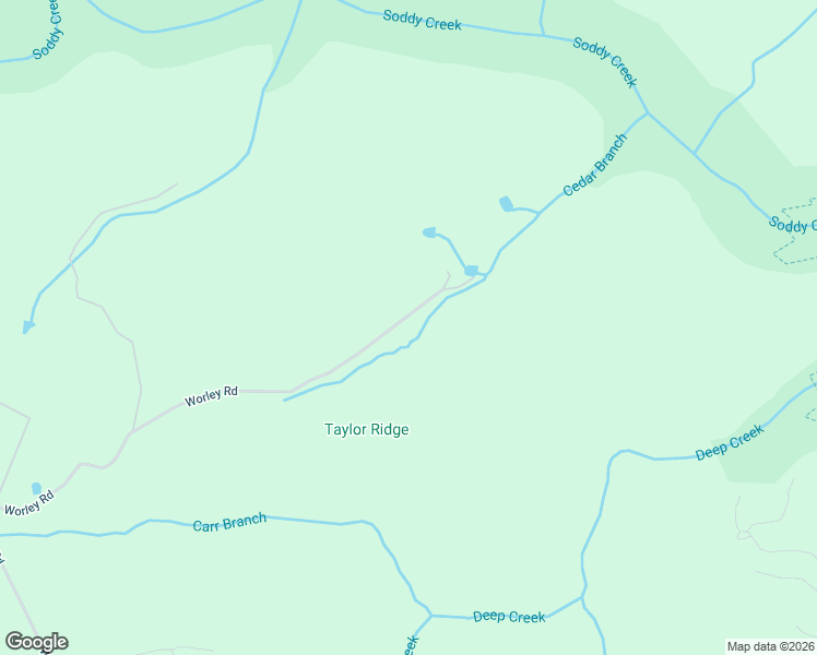 map of restaurants, bars, coffee shops, grocery stores, and more near 11126 Worley Road in Soddy-Daisy
