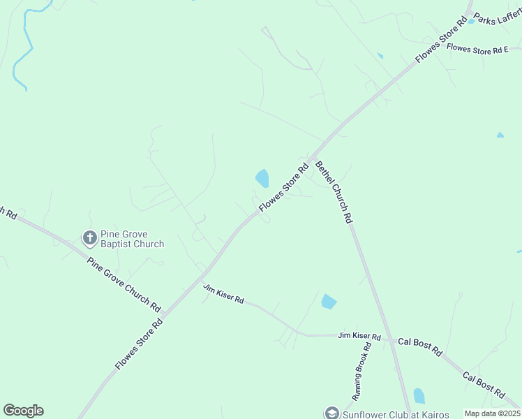 map of restaurants, bars, coffee shops, grocery stores, and more near 8763 Flowes Store Road in Concord
